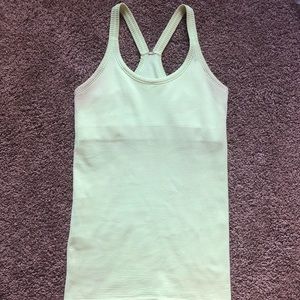 Lemon-lime Lululemon tank